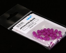 Articulation Beads, 6 mm, Purple UVR